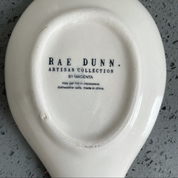 Rae Dunn Artisan Collection Blue Egg Spoon Rest - Picture 7 of 9